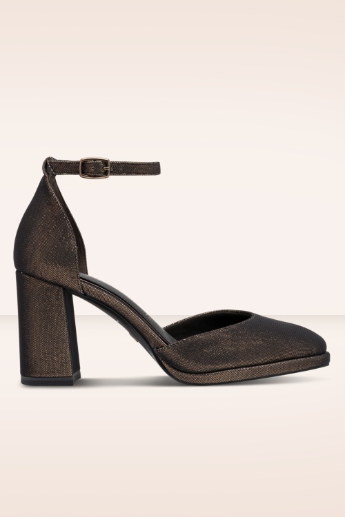 Tamaris - Glenda Glam pumps in koper
