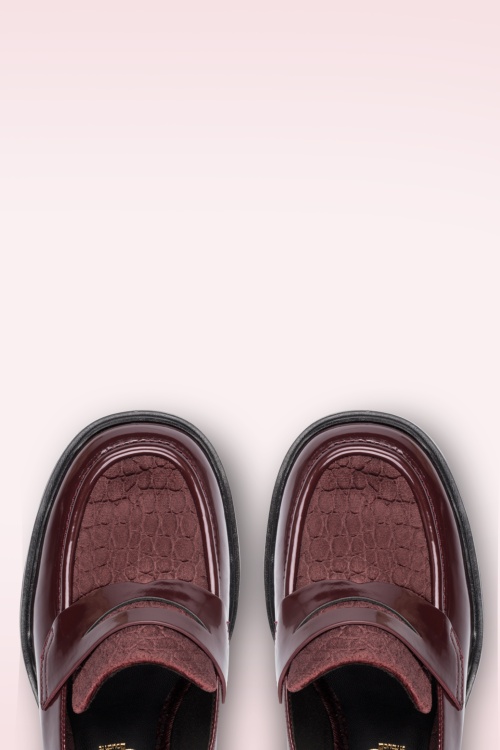 Tamaris - Terri Loafer Style pumps in merlot 2