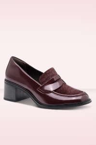Tamaris - Terri Loafer Style pumps in merlot 3