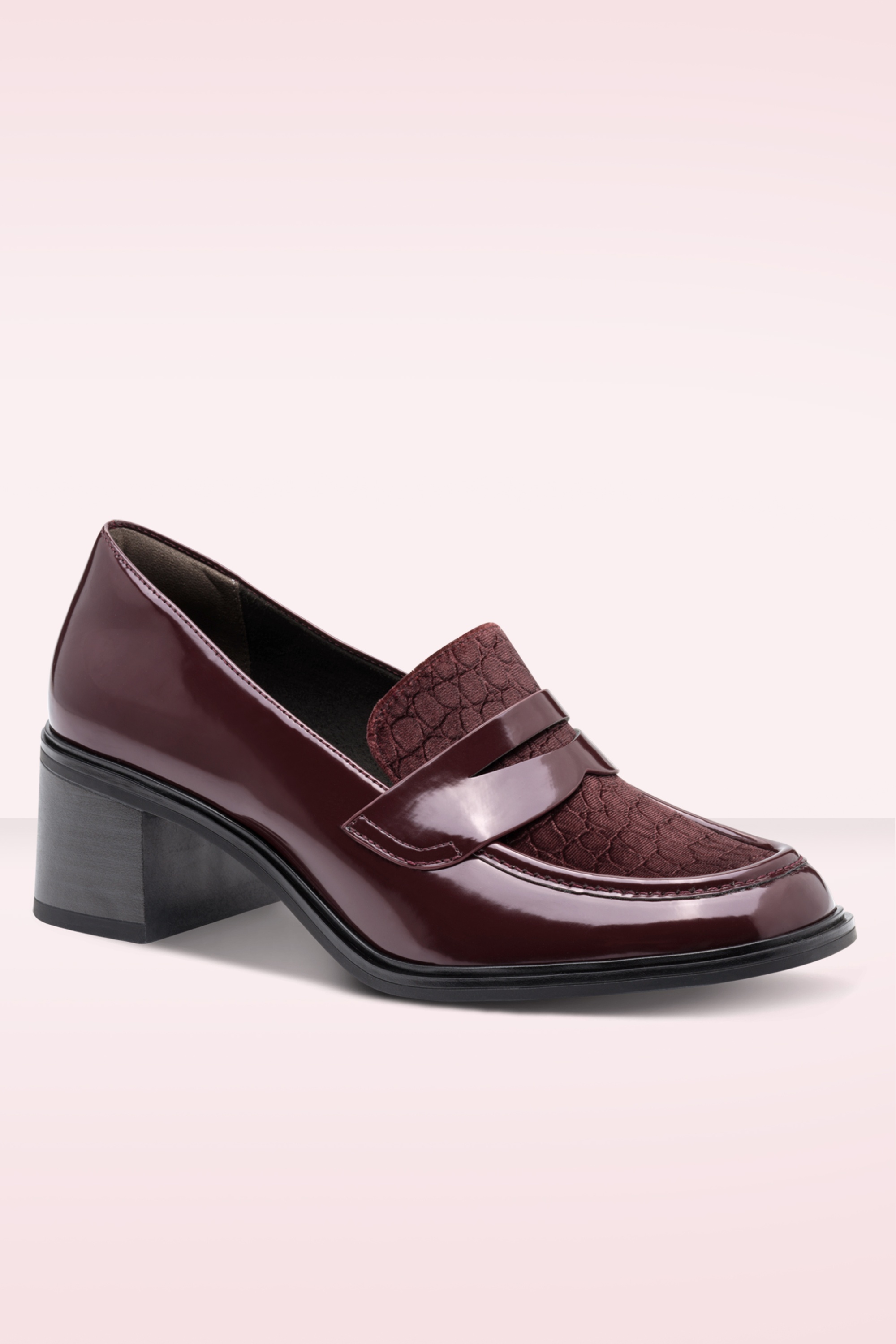 Tamaris - Terri Loafer Style pumps in merlot 3