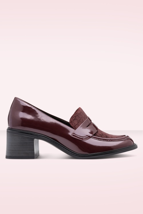 Tamaris - Terri Loafer Style pumps in merlot