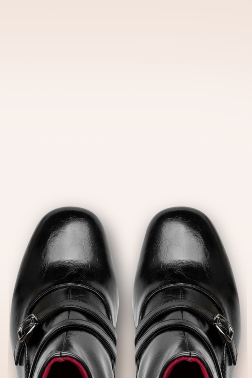 Tamaris - Phoebe Patent Stiefeletten in Schwarz 2