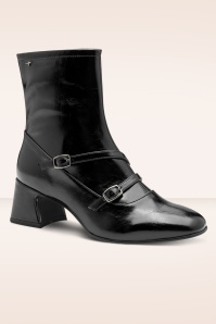 Tamaris - Phoebe Patent Stiefeletten in Schwarz 4