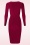 Vintage Chic for Topvintage - Camila Slinky Etuikleid in Wein 3