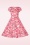 Topvintage Boutique Collection - Adriana Floral Swingkleid in Pink 6