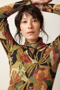 King Louie - Rollneck Dazz top in multi