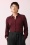 King Louie - Carina EcoVero blouse in rabarber rood