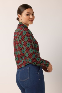King Louie - Delia Duna Bluse in Schwarz und Multi 4