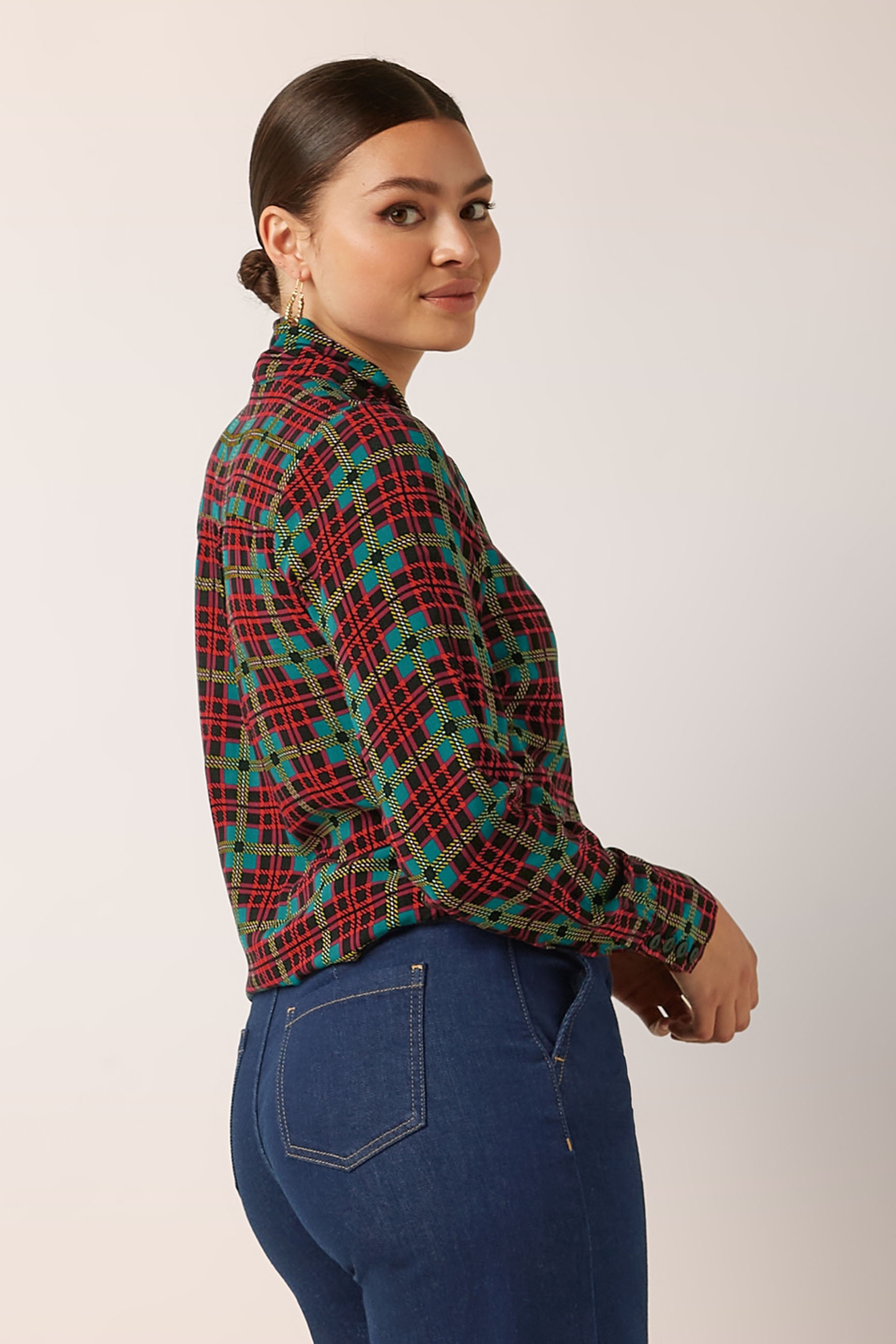 King Louie - Delia Duna Bluse in Schwarz und Multi 4