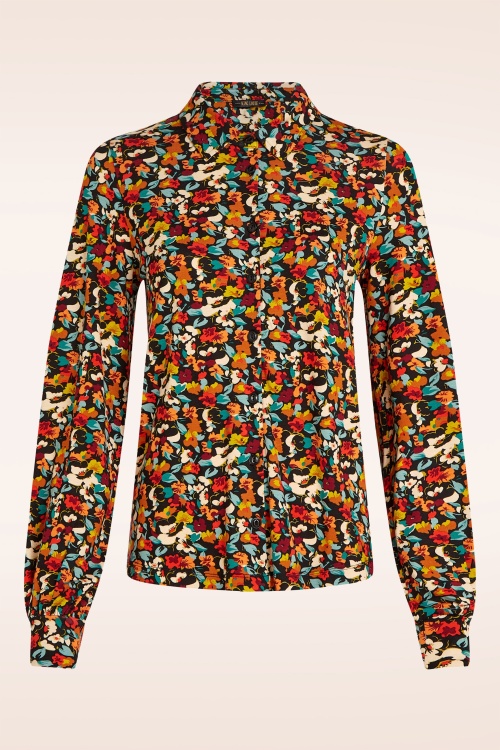 King Louie - Maisie mauve blouse in multi