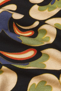 King Louie - Maisie Rumble blouse in zwart en multi 3