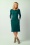King Louie - Mona Milano Crêpe Kleid in Spruced Grün.