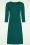 King Louie - Mona Milano Crêpe Kleid in Spruced Grün. 2