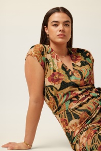 King Louie - Mary Dazz Jumpsuit in Schwarz und Multi 2
