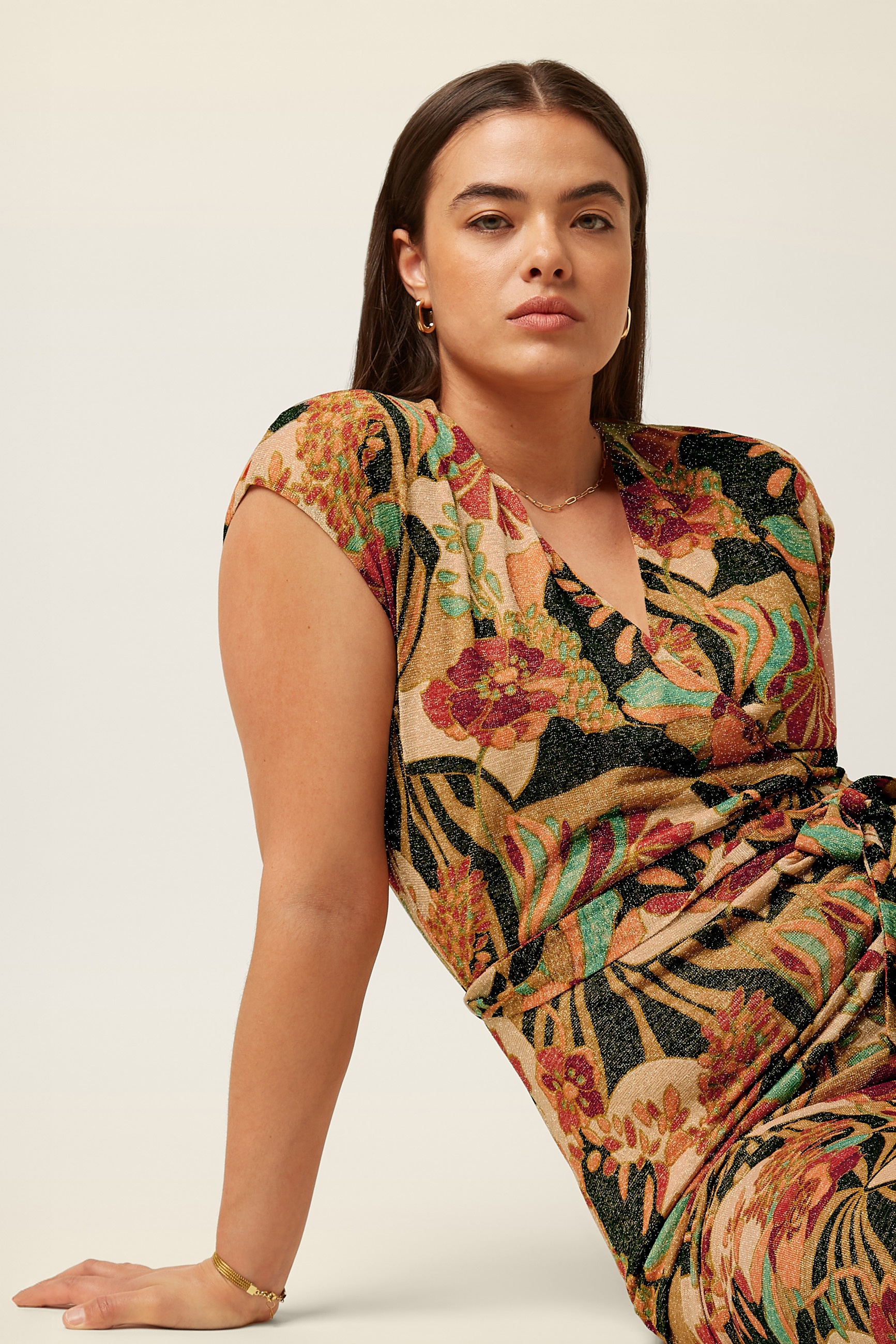 King Louie - Mary Dazz Jumpsuit in Schwarz und Multi 2