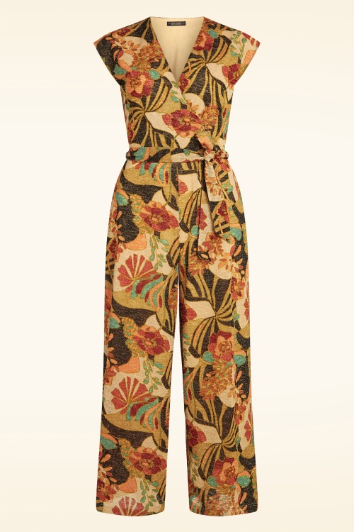 King Louie - Mary Dazz jumpsuit in zwart en multi