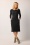 King Louie - Mona Milano crepe jurk in zwart