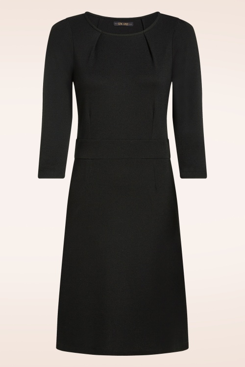 King Louie - Mona Milano Crepe Kleid in Schwarz. 3