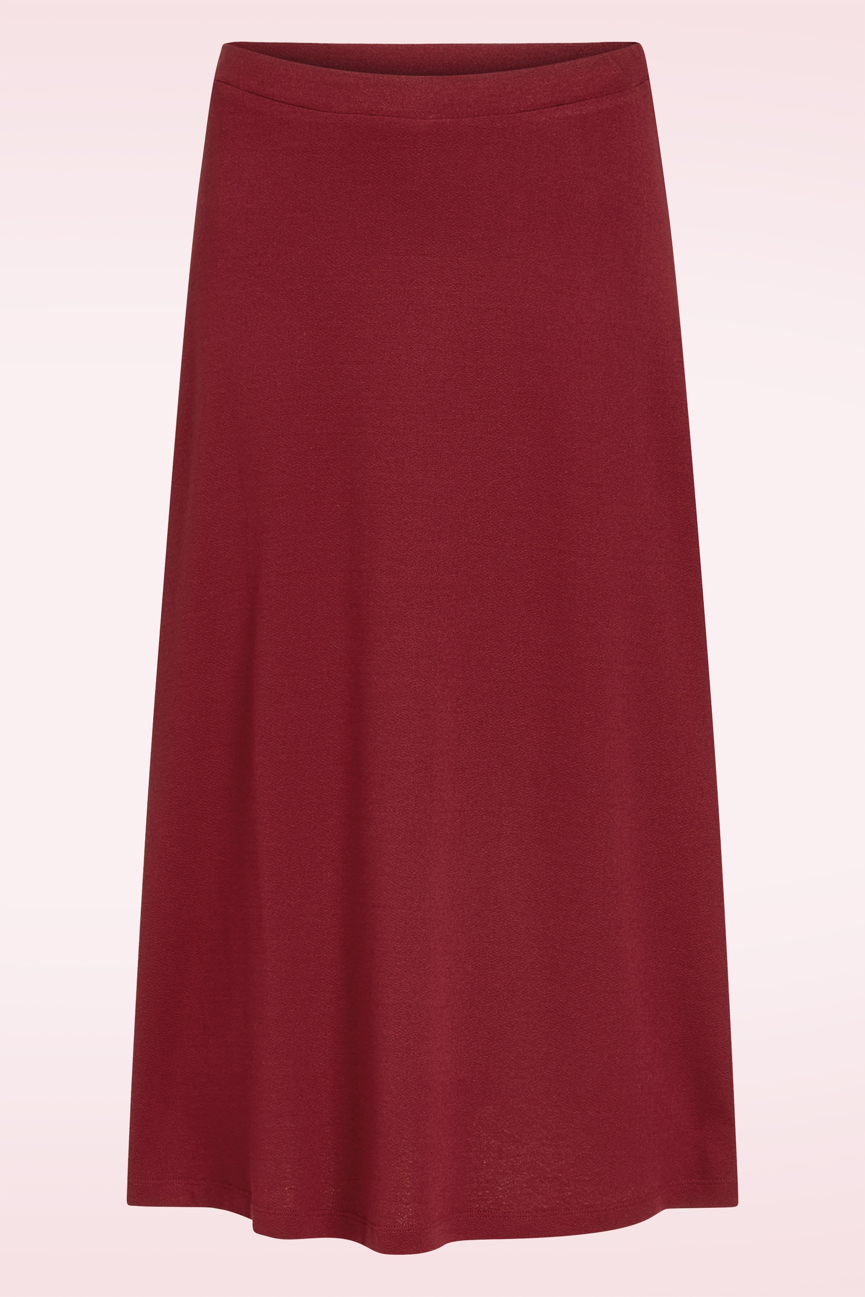 King Louie - Juno Milano Crêpe Midirock in Cabernetrot