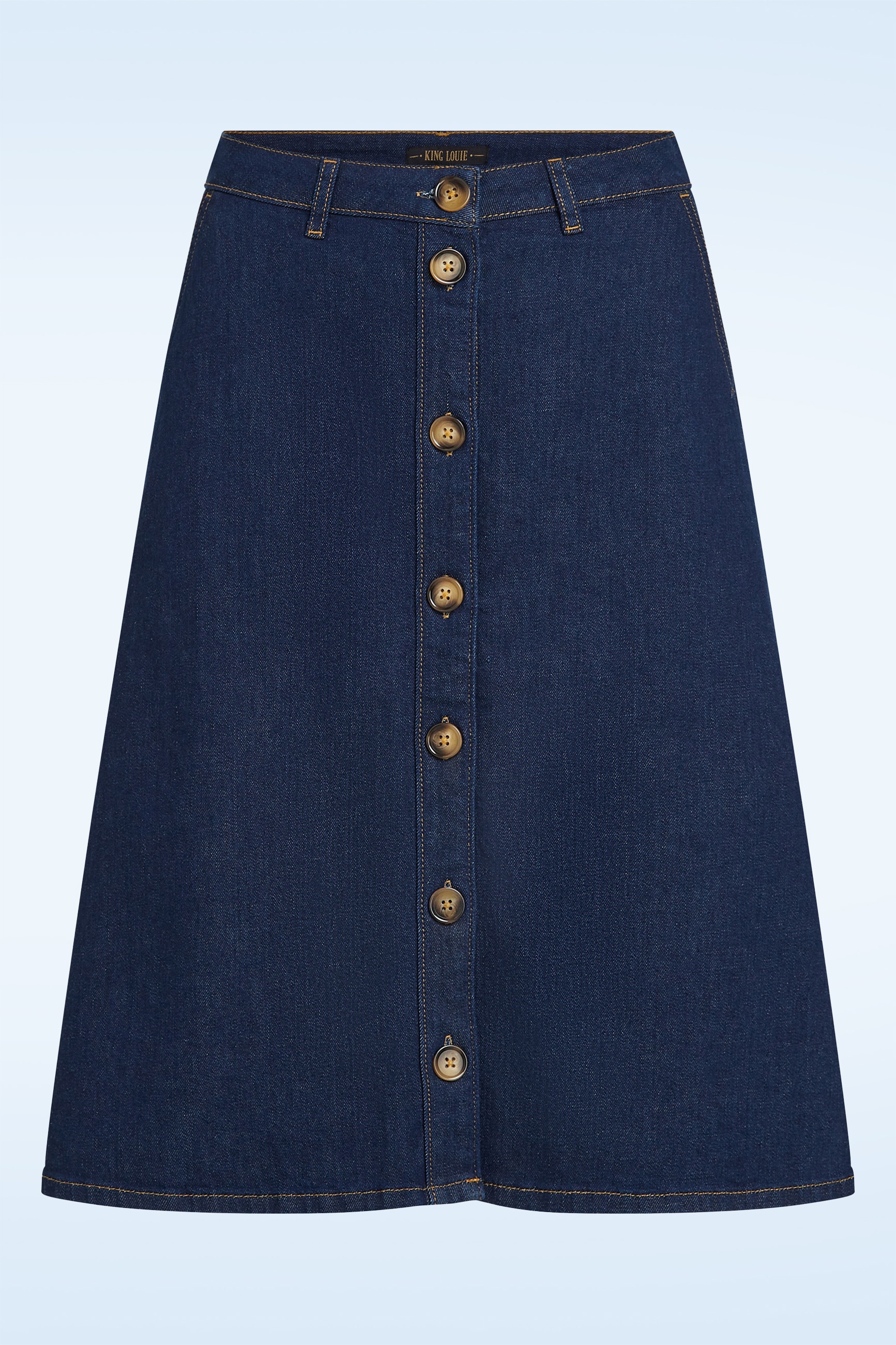 King Louie - Marie Onyx Denim Rock in Tiefblau
