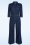 King Louie - Zip Onyx denim jumpsuit in diepblauw