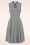 Banned Retro - Norah pied de poule swing jurk in zwart en wit