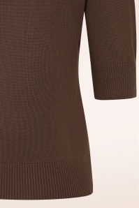 Banned Retro - Kim Knit Sweater in Brown 5