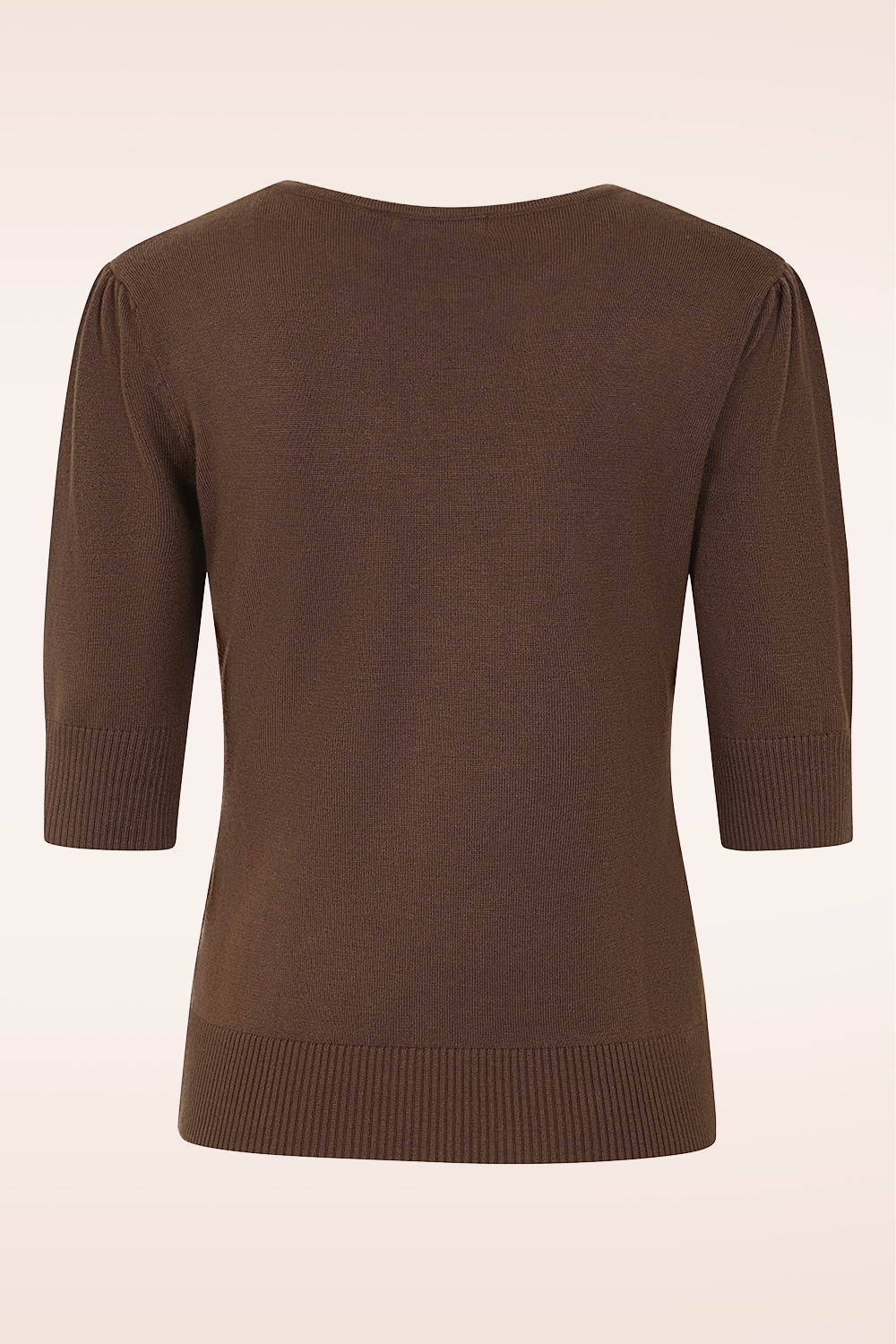 Banned Retro - Kim Knit Sweater in Brown 3