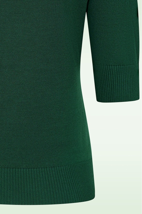 Banned Retro - Kim Strickpullover in Grün 5