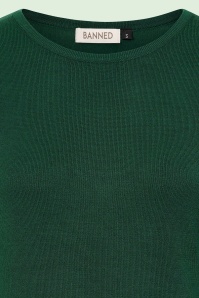 Banned Retro - Kim Strickpullover in Grün 4