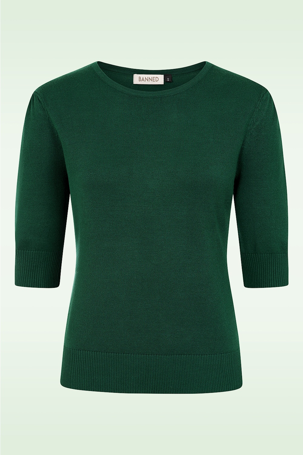 Banned Retro - Kim Strickpullover in Grün 2