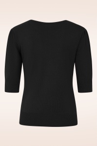 Banned Retro - Kim Knit Sweater in Black 3