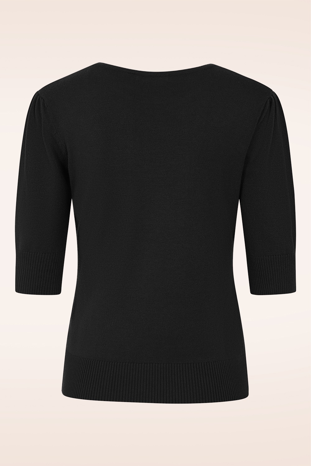 Banned Retro - Kim Knit Sweater in Black 3