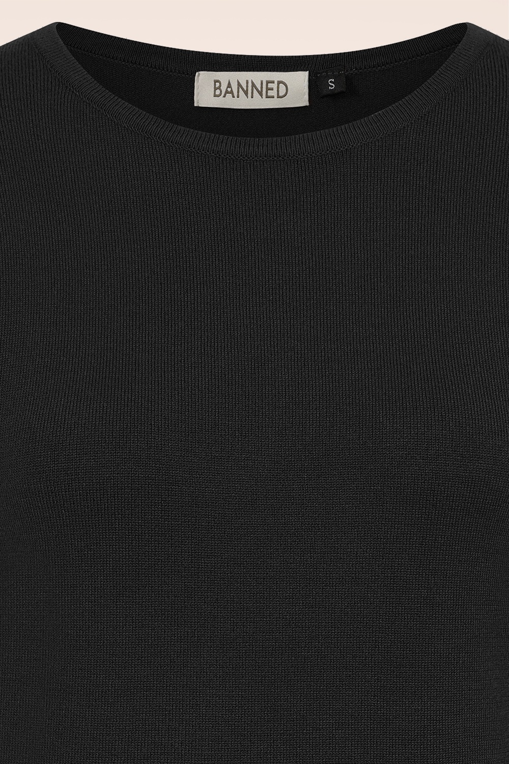 Banned Retro - Kim Knit Sweater in Black 4