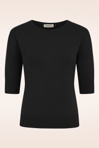 Banned Retro - Kim Knit Sweater in Black 2