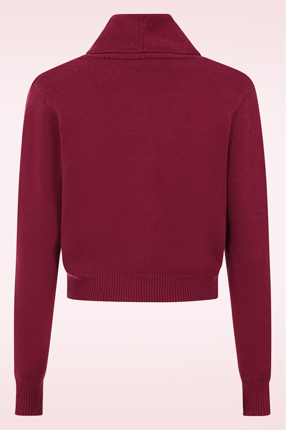 Banned Retro - Violet Cardigan in Burgundy 3