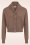 Banned Retro - Violet cardigan in bruin
