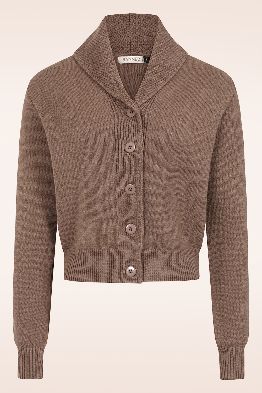 Banned Retro - Violet Cardigan in Braun 2