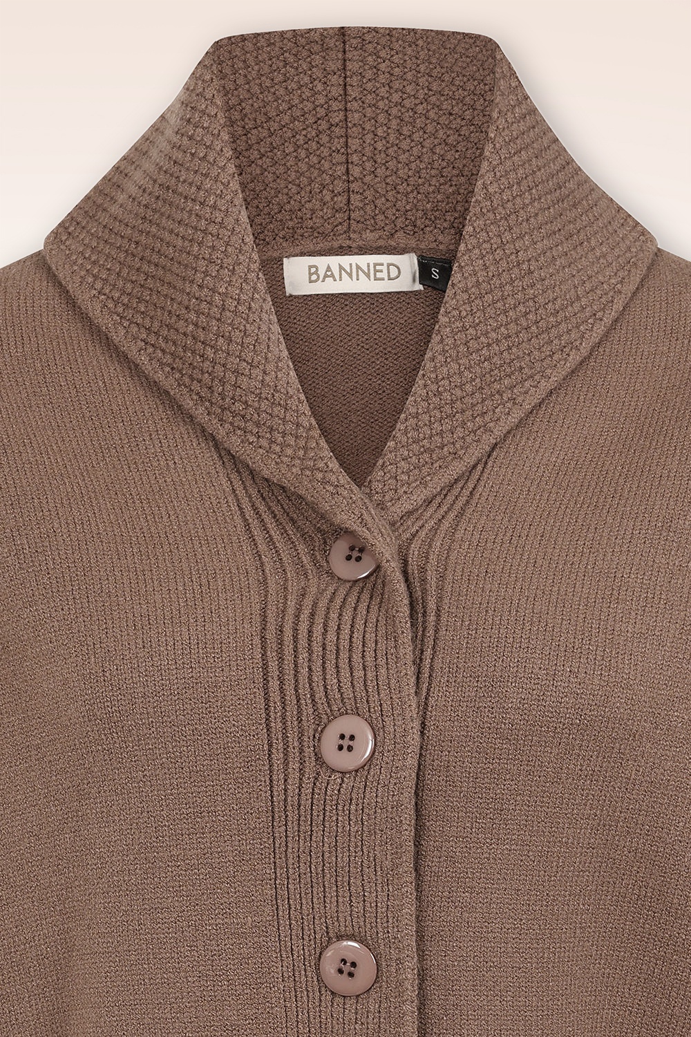 Banned Retro - Violet Cardigan in Braun 4