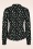 Banned Retro - Bethany blouse in zwart 2