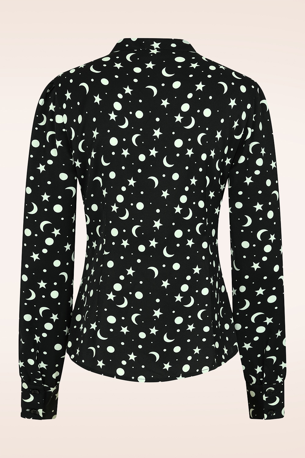 Banned Retro - Bethany Bluse in Schwarz 2