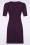 Vintage Chic for Topvintage - Aurora a-lijn jurk in aubergine 3