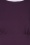 Vintage Chic for Topvintage - Aurora a-lijn jurk in aubergine 2