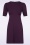 Vintage Chic for Topvintage - Aurora a-lijn jurk in aubergine