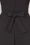 Vintage Chic for Topvintage - Brenda Schmetterlingsärmel Swingkleid in Schwarz 2