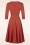 Vintage Chic for Topvintage - Caroline Swingkleid in Rostbraun 3