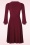 Vintage Chic for Topvintage - Chanti Slinky Swing Dress in Wine 3