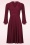 Vintage Chic for Topvintage - Robe évasée Chanti Slinky en bordeaux