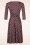 Vintage Chic for Topvintage - Aria Polka Dot Swingkleid in Braun 3
