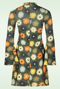 Vintage Chic for Topvintage - Izzy Flower Dress in Green 2